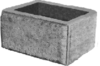 Блок "Гранит" без пазов