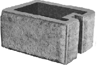 Блок "Гранит" 1 паз